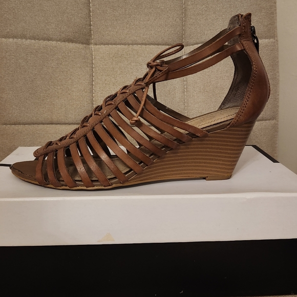 Loft Franca Caged Wedge Sandel 7.5 - Picture 3 of 6